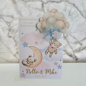 Boy or Girl Teddy Card