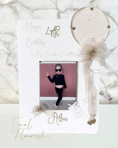 Cream & Gold Balloon