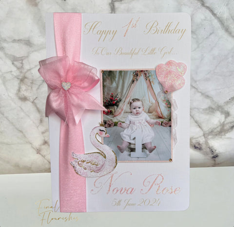 3D Mermaid Tale Photo Card