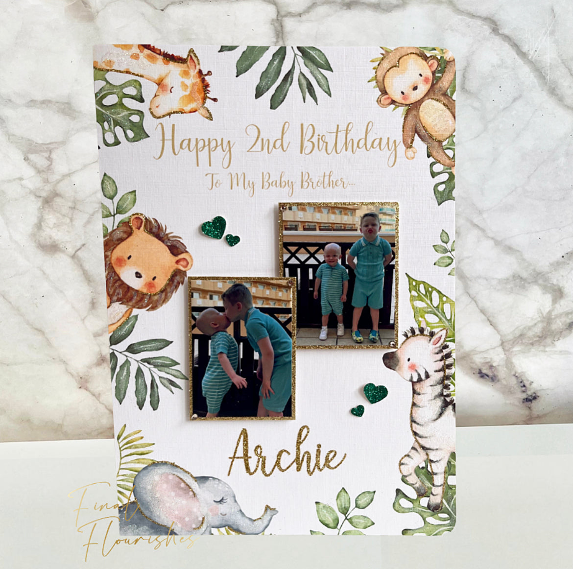 Jungle Animals Photo Card