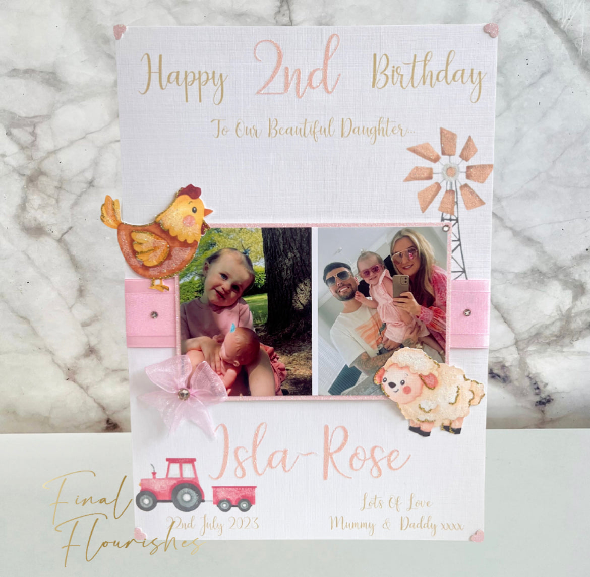 Farm Animals Photo Card