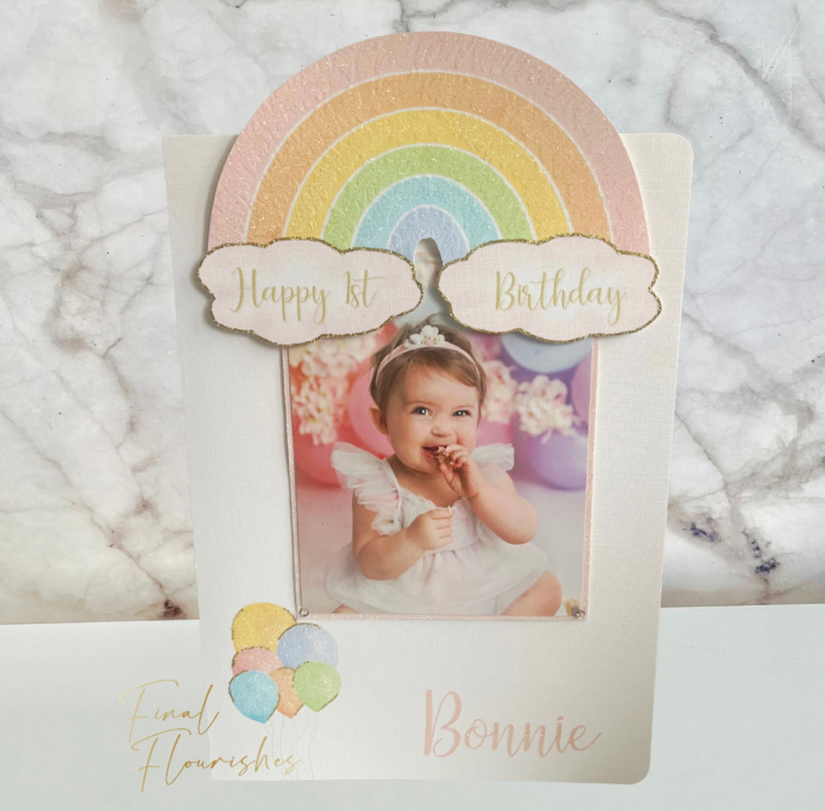 Rainbow Deluxe Photo Card