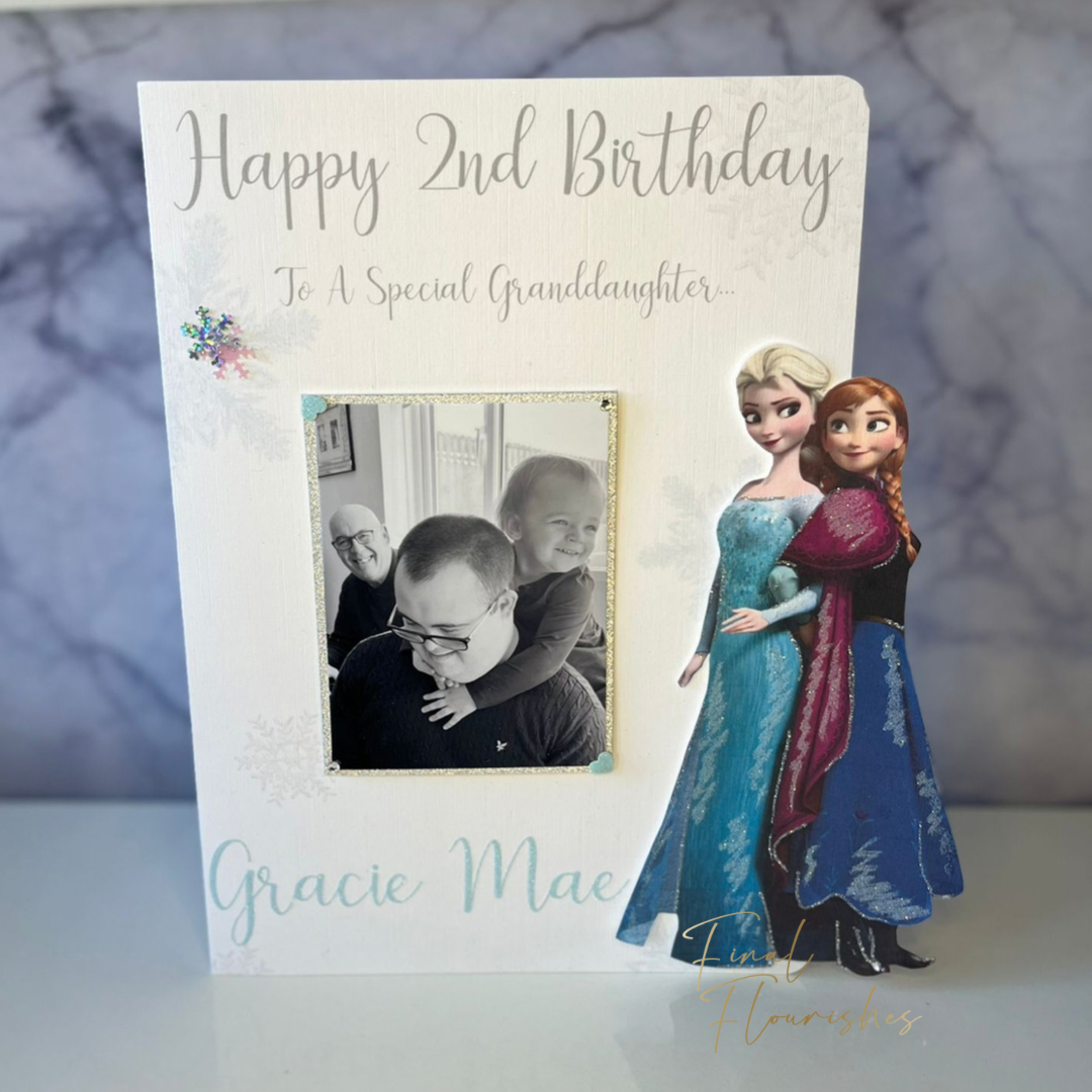 Princess Elsa & Princess Ana Photo Card
