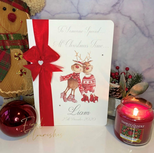 Reindeers Christmas Card